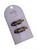 Ainara Hair Clips – 2 Pack Leopard