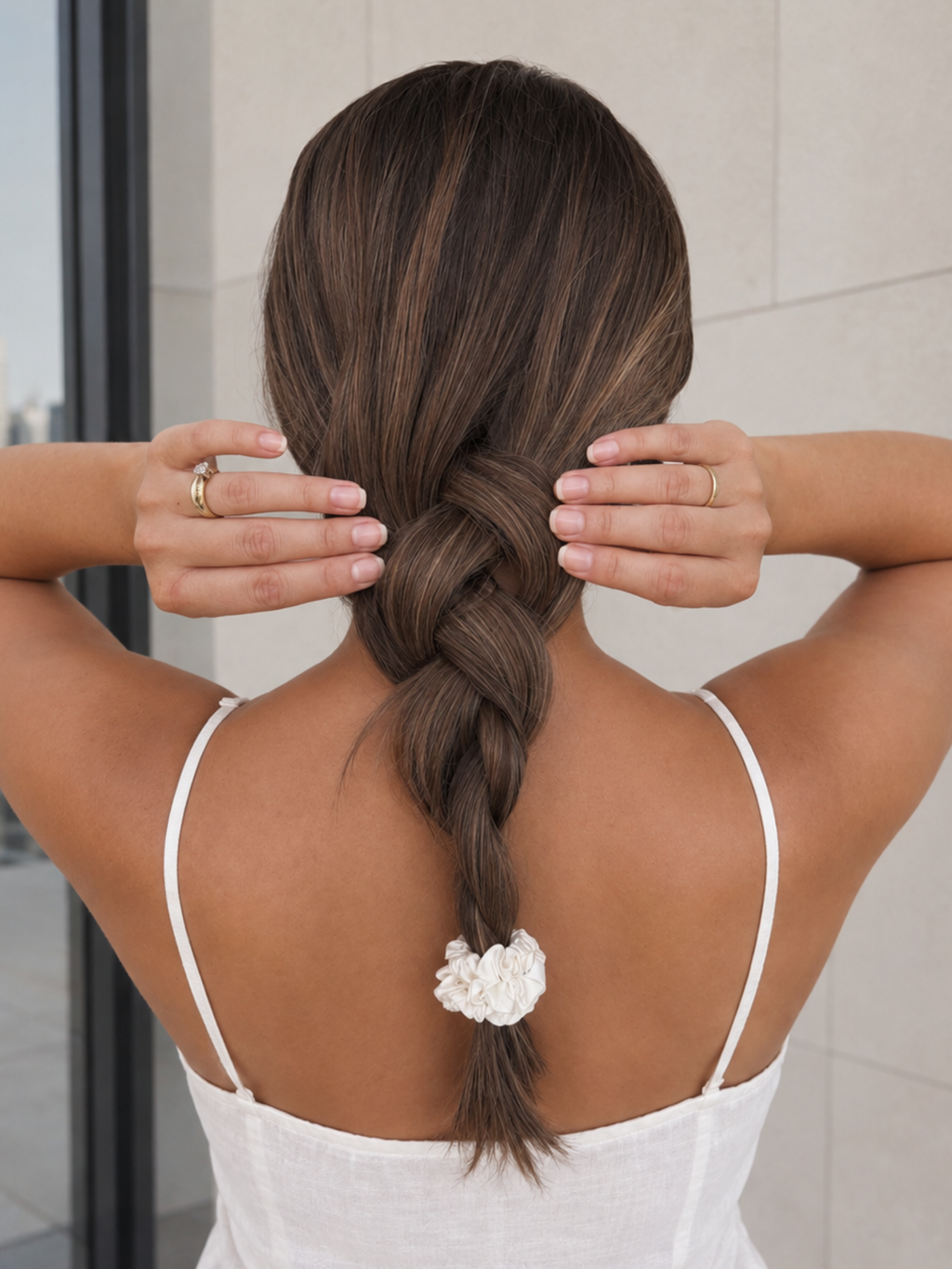 Maria Mulberry Silk Scrunchie